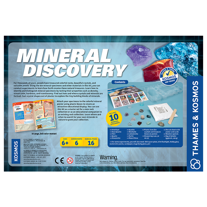 Thames and Kosmos 665105 Mineral Discovery Kit