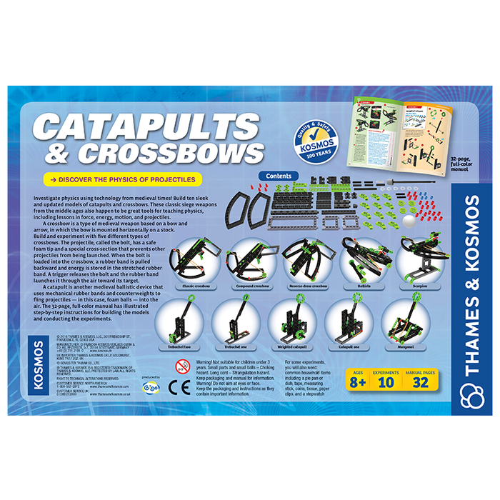 Thames and Kosmos 665107 Catapults & Crossbows Science Kit