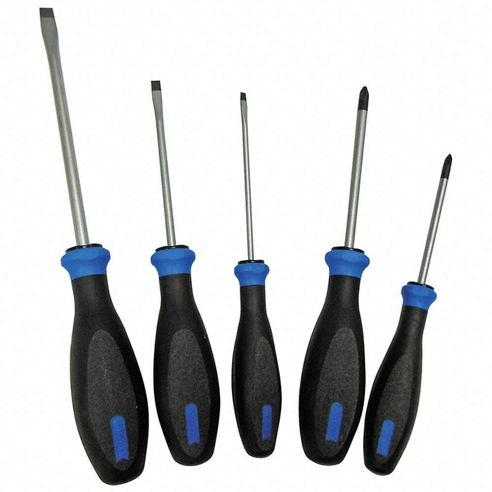 Witte 670045 Protop II Plus Slotted and Phillips Screwdriver Set, 5 Piece
