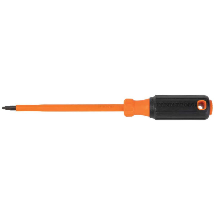 Klein Tools 6846INS Insulated Screwdriver, #2 Square Tip, 6-Inch Round Shank