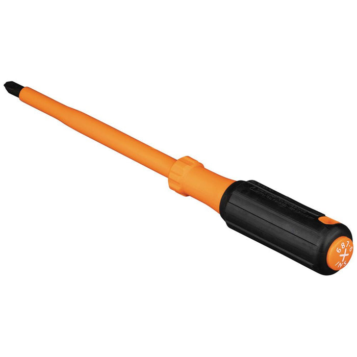 Klein Tools 6876INS Insulated Screwdriver, #3 Phillips Tip, 6-Inch Shank