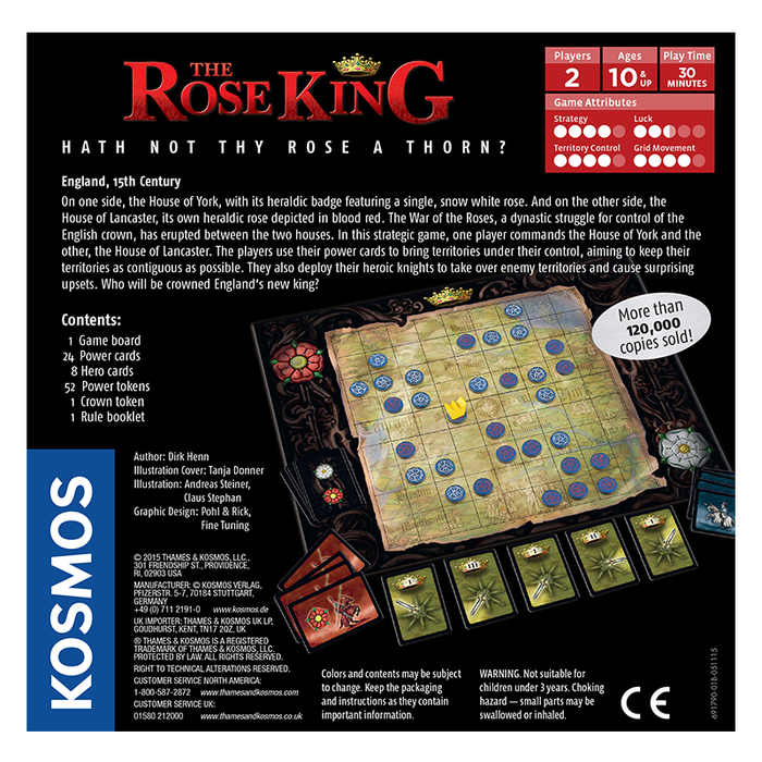 Thames and Kosmos 691790 The Rose King Game