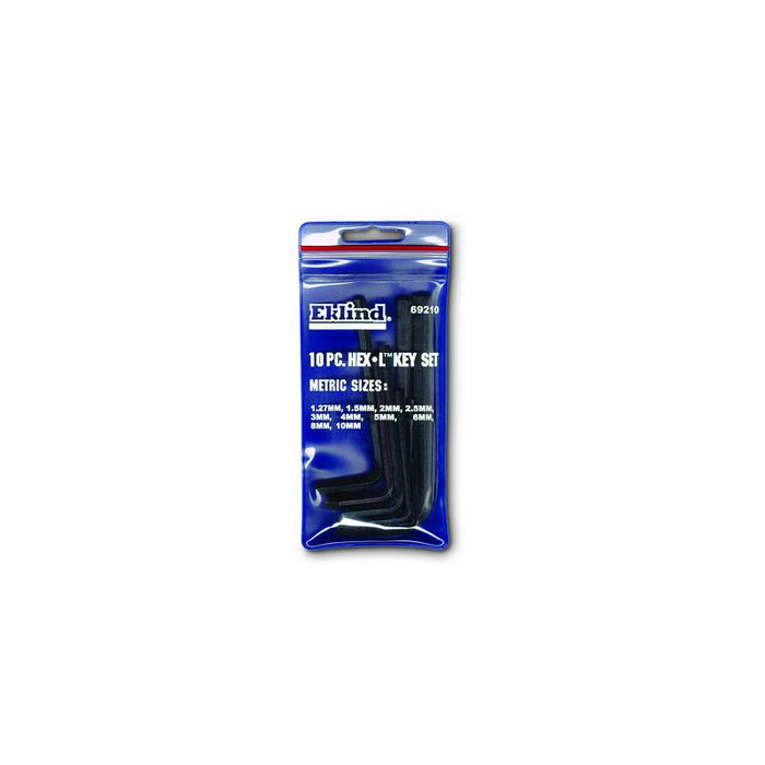 Wright Tool 9E69210 L-Key Set hort Arm in Pouch
