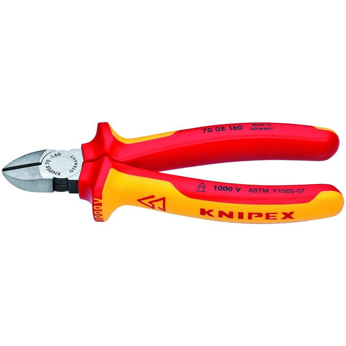 Knipex 70 08 160 SBA 1,000V Insulated Diagonal Cutters