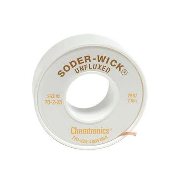 Chemtronics 70-2-25 Soder Wick, .060 Yellow, 25ft Spool