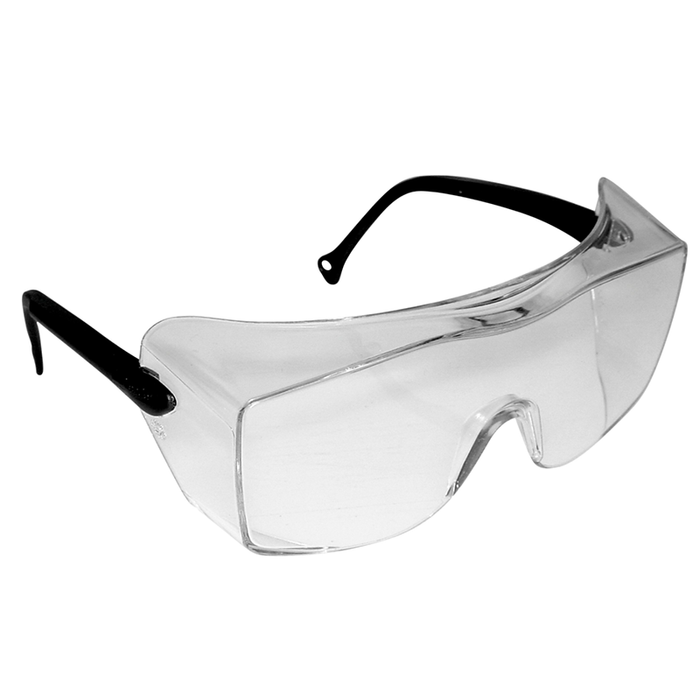 3M OX Protective Eyewear 12159-00000-20 Clear Lens, Black Temple
