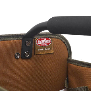 Bucket Boss 70012 Gatemouth Tool Tote in Brown, 11 liters