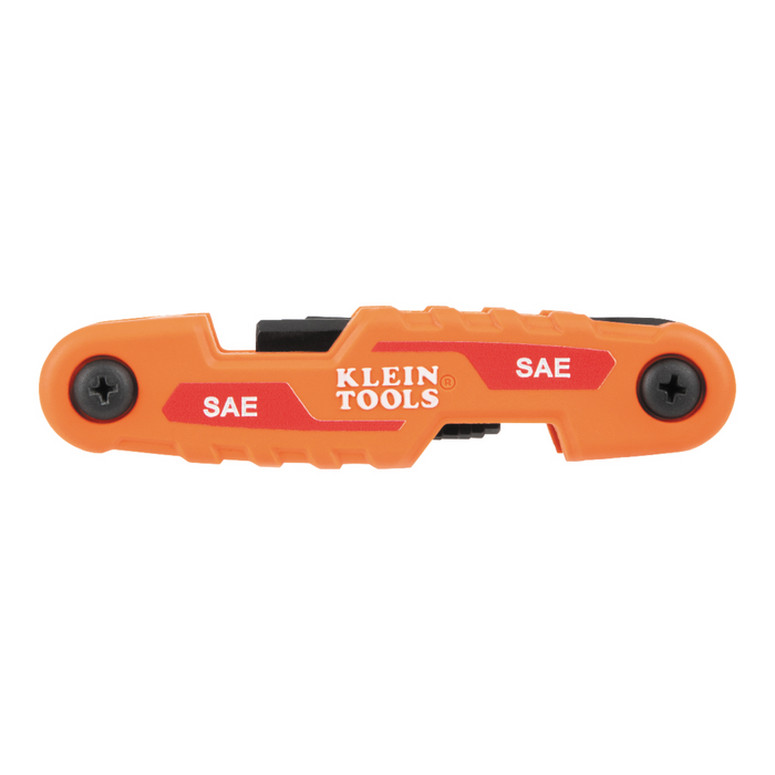 Klein Tools 70540 Compact Folding Hex Key Set, SAE, 9 Pc.