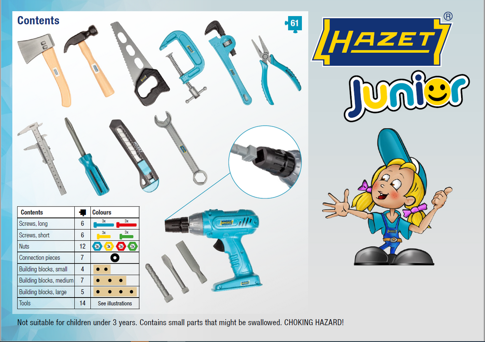 Hazet Juniortool1 Tool Set for Kids