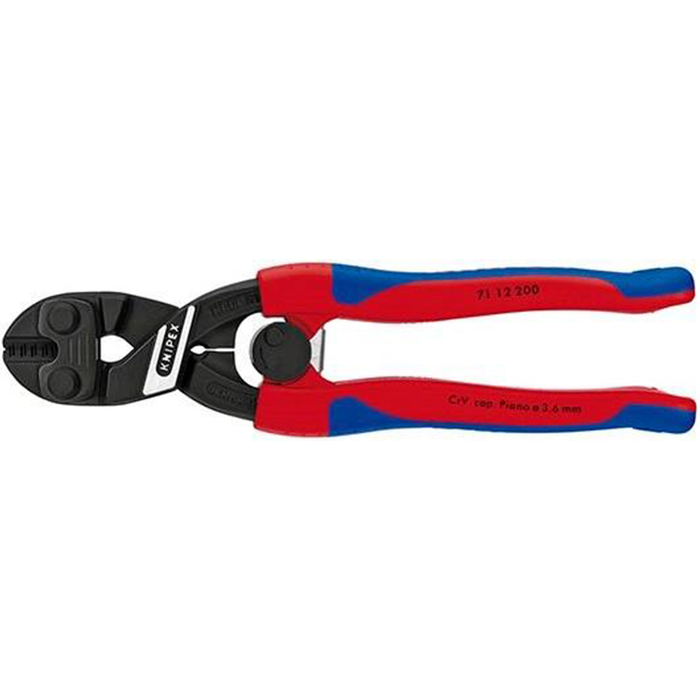 Knipex 71 12 200 SBA Comfort Grip High Leverage Cobolt Cutters with Spring