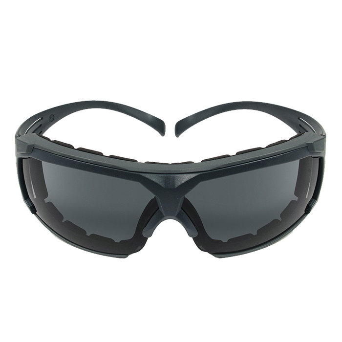 3M SecureFit Safety Glasses SF602SGAF-FM Foam, Grey Scotchgard Anti-fog Lens