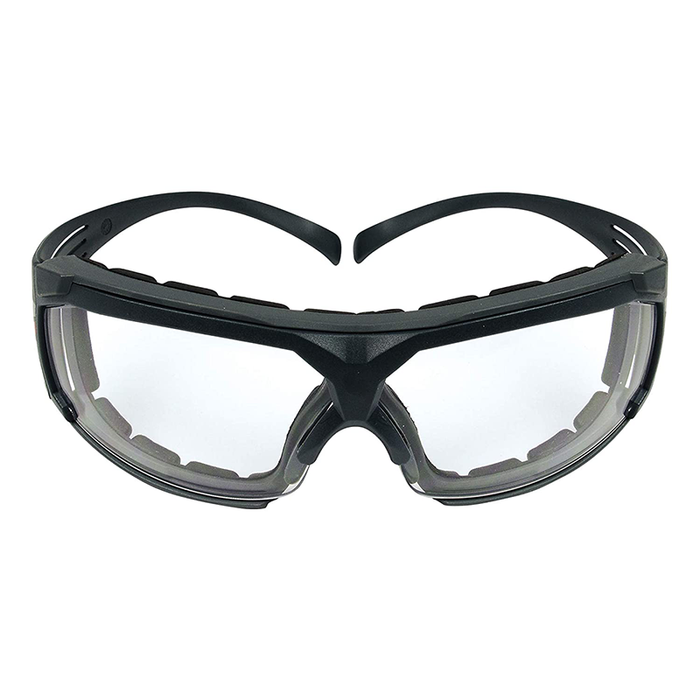 3M SecureFit Safety Glasses SF601SGAF-FM Foam, Clear Scotchgard Anti-fog Lens