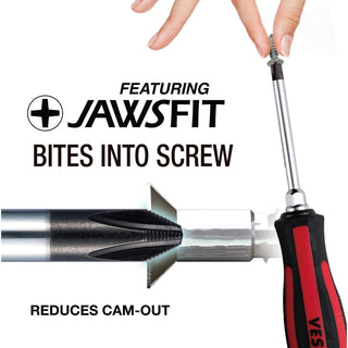 Vessel Tools 930P3150 MEGADORA Tang-Thru Screwdriver No.930, Phillips #3