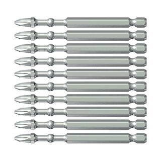 Vessel Tools IBPH2150P10K Impact Ball Torsion Bits PH2 x 150, 10 pack