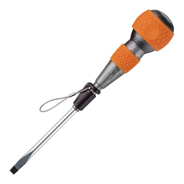 Vessel Tools 210S6125 Ball Grip Tethered Screwdriver, 6 mm