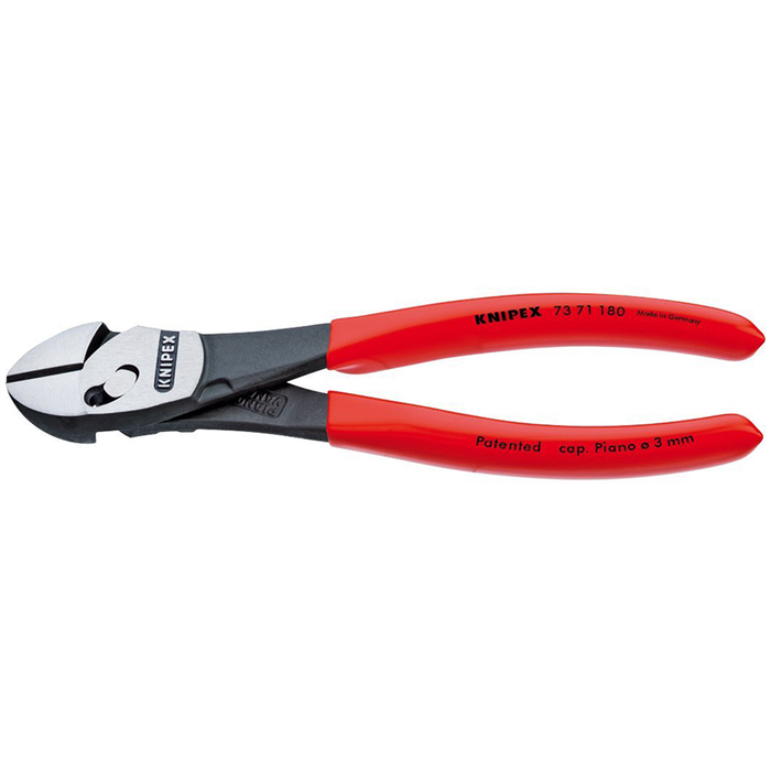 Knipex 73 71 180 TwinForce High Performance Leverage Diagonal Cutter with Dipped Handle