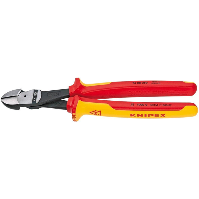 Knipex 74 08 250 US Insulated High Leverage Diagonal Cutters