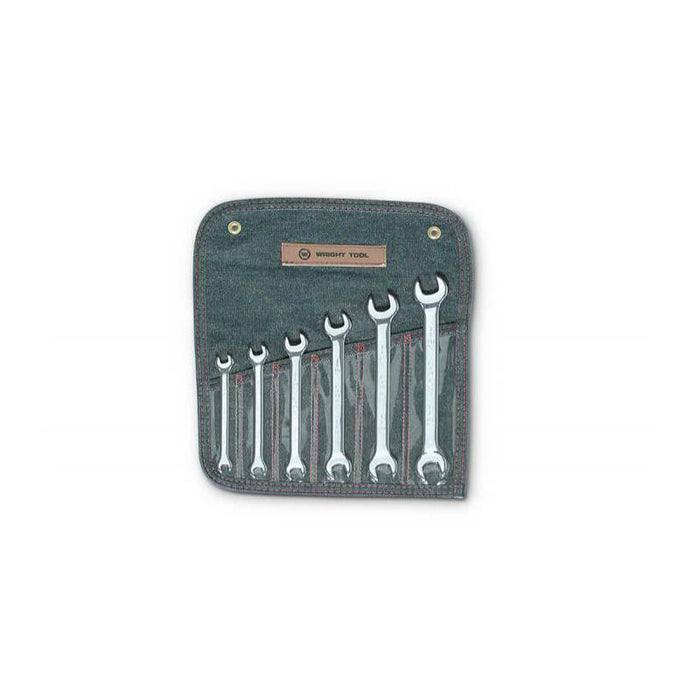 Wright Tool 740 Metric Open End Wrench Set 6 Piece