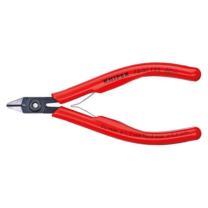 Knipex 75 12 125 Electronics Diagonal Cutters with bevel and lead catcher