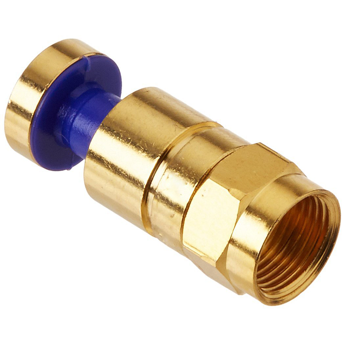 Platinum Tools 18215 F RGB Compression 23AWG, Gold Plated, 25-Pack