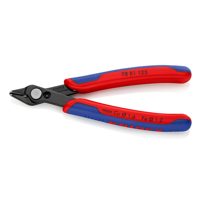 Knipex 78 81 125 Electronics Cutter "Super-Knips" 4,92" oil hardened