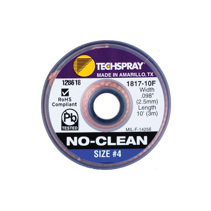 Techspray 1817-10F No-Clean Desoldering Braid