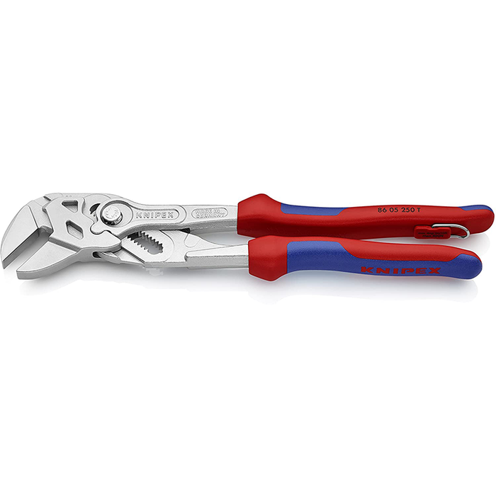 Knipex 86 05 250 T BKA Pliers Wrench, Tether Attachment, 250 mm