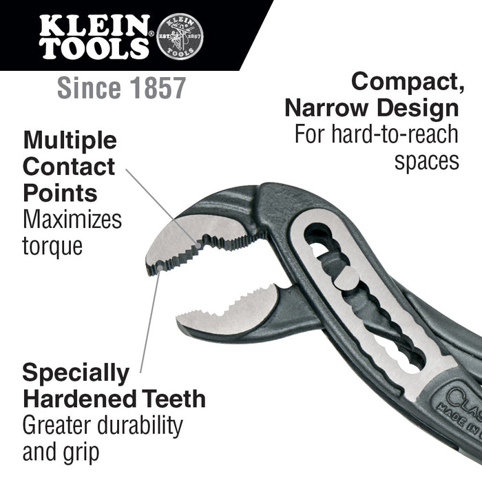 Klein Tools D504-7 7" Classic Klaw Pump Plier