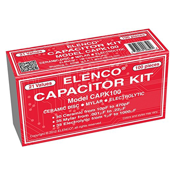Elenco CAPK-100 Capacitor Component Kit