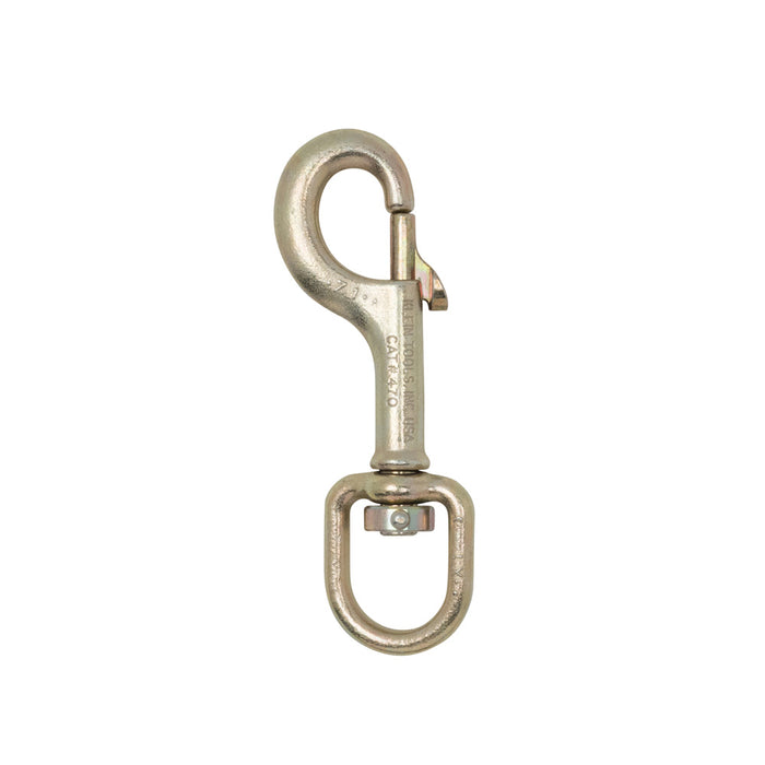 Klein Tools 470 Swivel Hook with Plunger Latch for Hand Line
