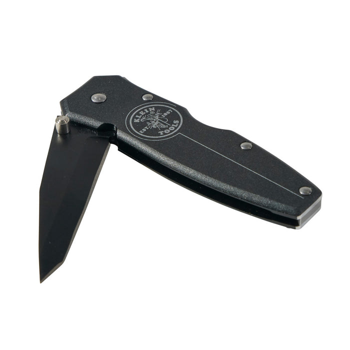 Klein Tools 44052BLK Tanto Lockback Knife