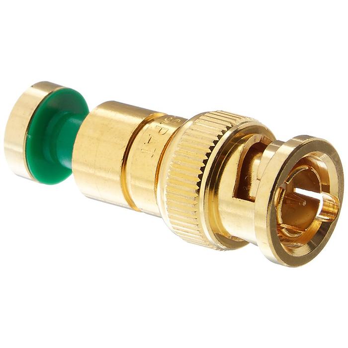 Platinum Tools 18235 BNC RGB Compression 24AWG, Gold Plated, 25-Pack