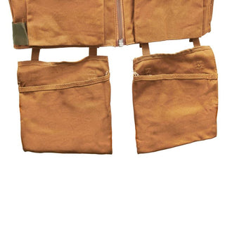 Bucket Boss 80400 Canvas SuperVest - S/M Canvas, Gen Purpose, 14 Pockets, Padded, 36 in Waist Size