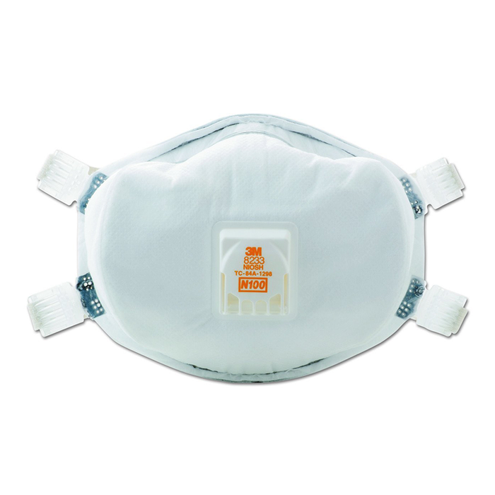 3M 8233 N100 Particulate Respirator, 1 Pack
