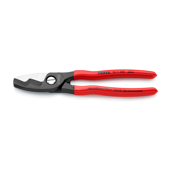 Knipex 95 11 200 SBA Cable Shears with Twin Cutting Edge