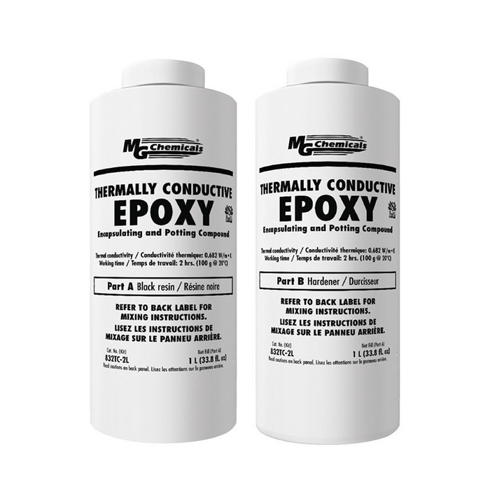MG Chemicals 832TC-2L Thermally Conductive Black Epoxy Encapsulating and Potting Compound