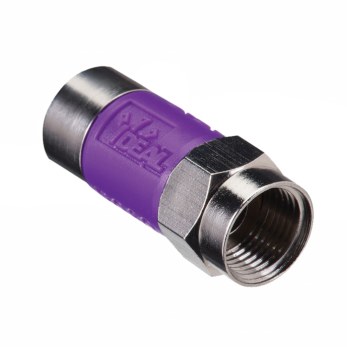 Ideal 85-178 RG-6 Quad F Tool-Less Compression Connector - 50/Pack