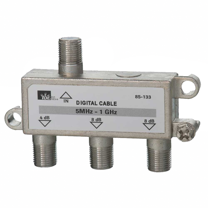 Ideal 85-133 1 GHz 3-Way Cable TV/General Purpose Splitters