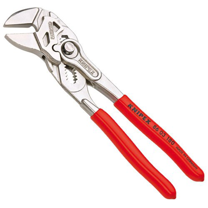 Knipex 86 03 180 SBA Pliers Wrenches 7,09" in blister packaging