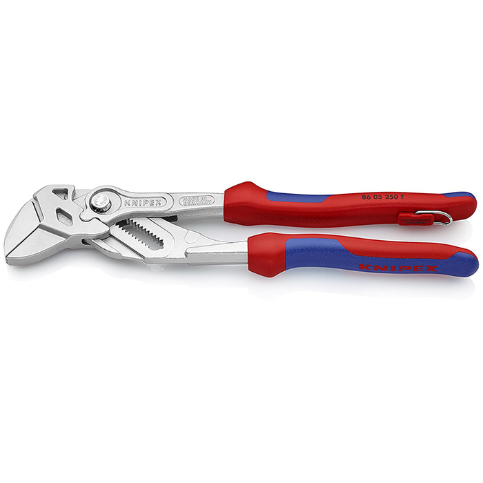 Knipex 86 05 180 T BKA 7" Pliers Wrench with Tether Attachment-Comfort Grip