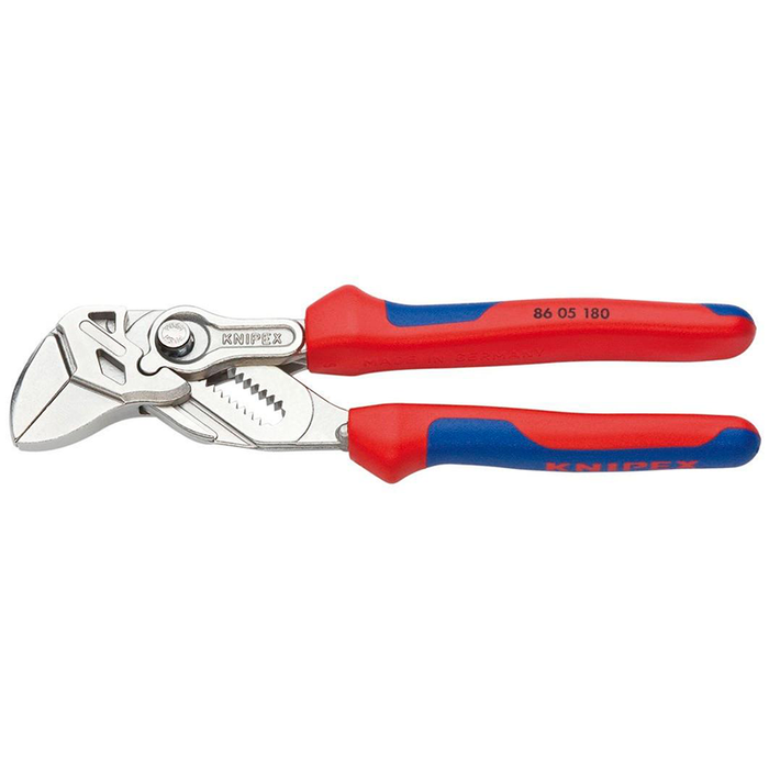 Knipex 86 05 180 7-Inch Pliers Wrench - Comfort Grip