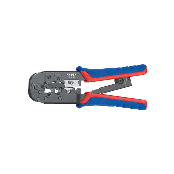 Knipex 97 51 10 Western Plug Type Comfort Grip Crimping Pliers