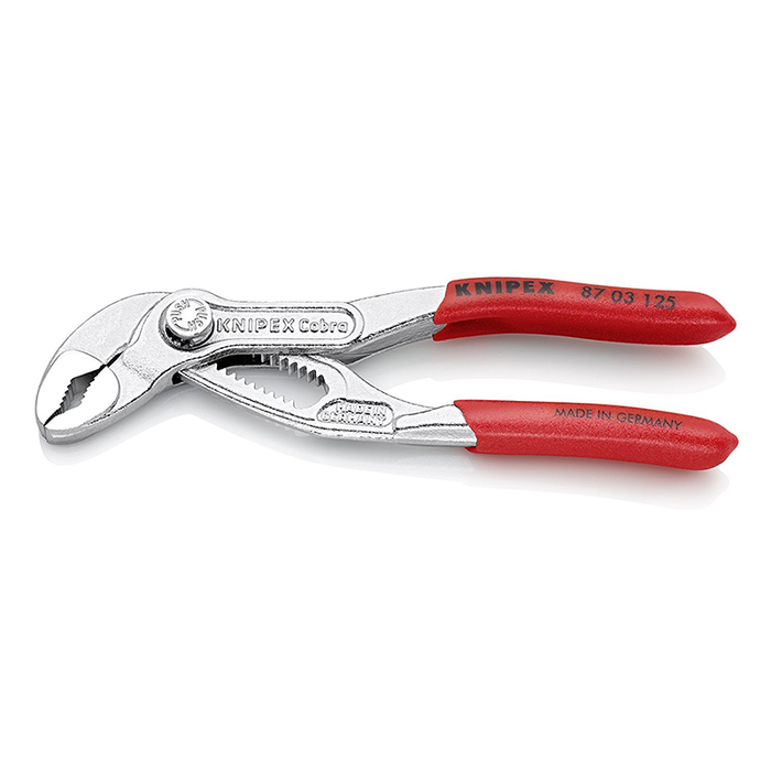 Knipex 87 03 125 Water Pump Pliers "Cobra" chrome plated