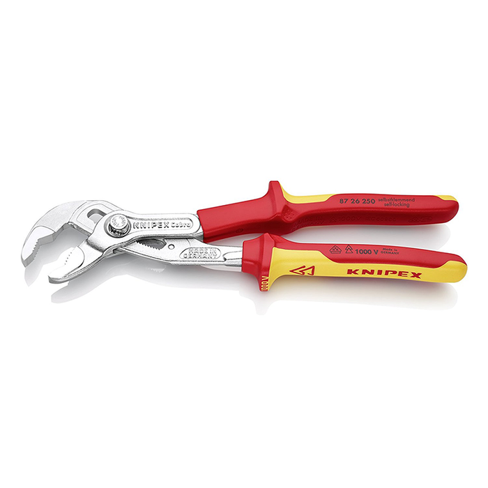 Knipex 87 26 250 Water Pump Pliers "Cobra VDE" chrome plated