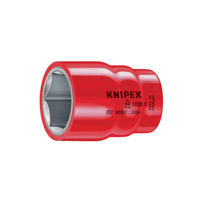 Knipex 98 37 5/16-Inch 3/8 1,000V Insulated 5/16 Inch Hexagon Socket