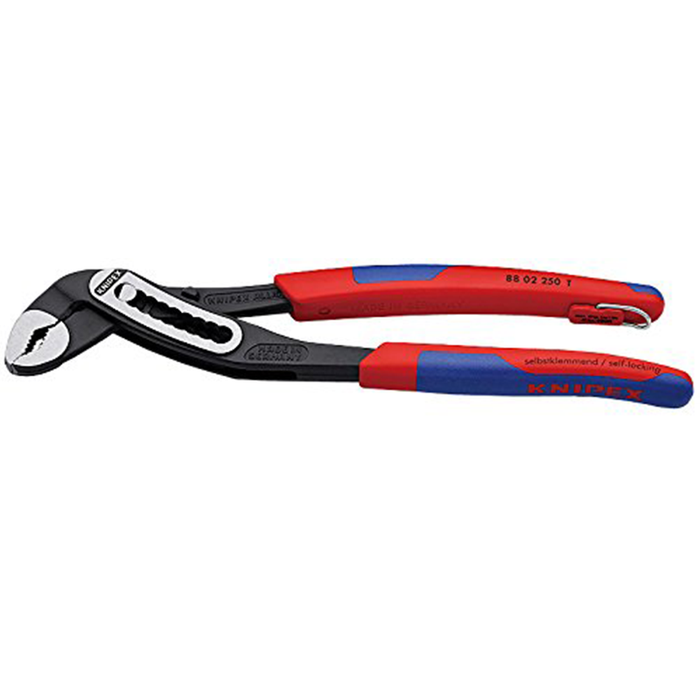 Knipex 88 02 250 T BKA Water Pump Pliers "Alligator" with Tether Attachment Pt.