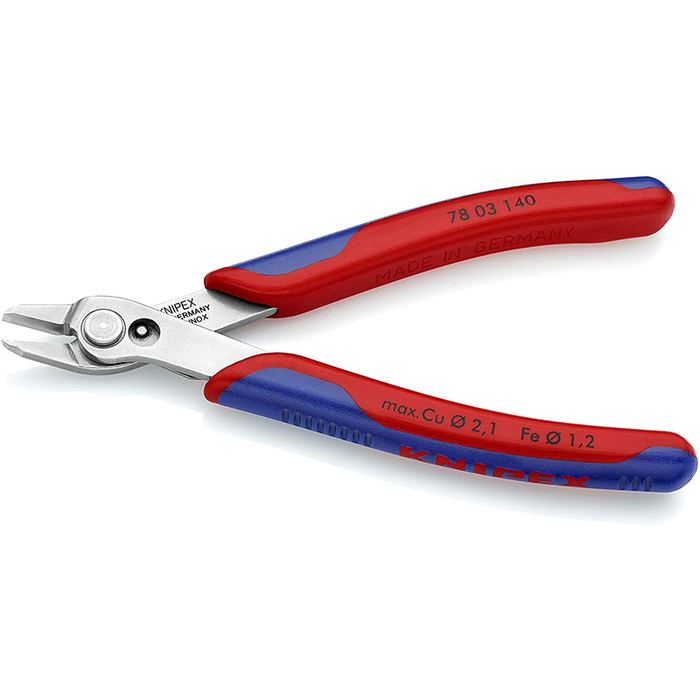Knipex 78 03 140 SBA Electronic Super Knips XL Precision Cutting Pliers, 140 mm
