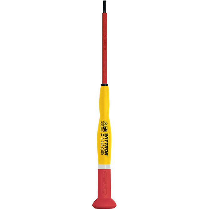 Witte 89935 1.5 x 140mm Wittron Precision Insulated Slotted Screwdriver