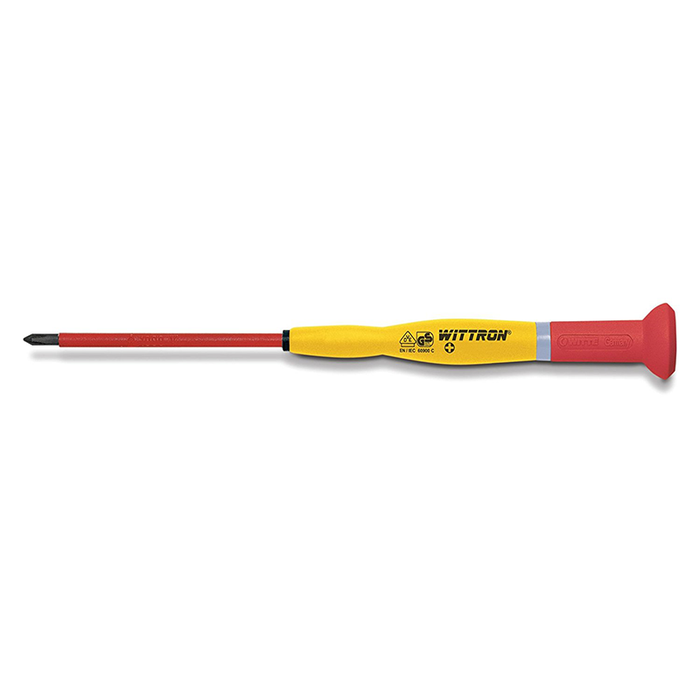 Witte 89942 #00 x 140mm Wittron Precision Insulated Phillips Screwdriver