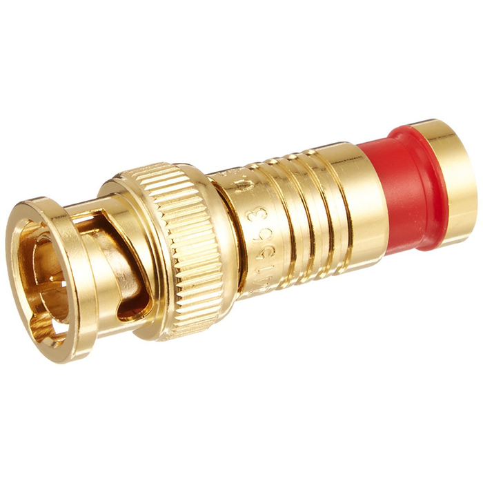Platinum Tools 18030 Compression Connector, Gold Plate, 25-Pack
